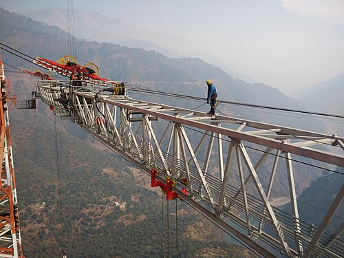 Chenab Rail Bridge photograph